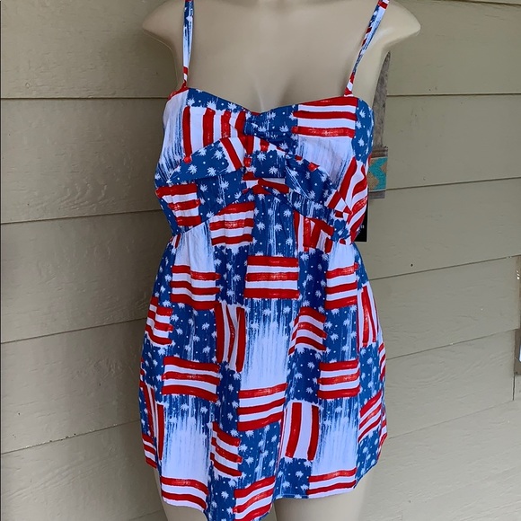 crown & ivy Tops - Stars and Stripes Tank top